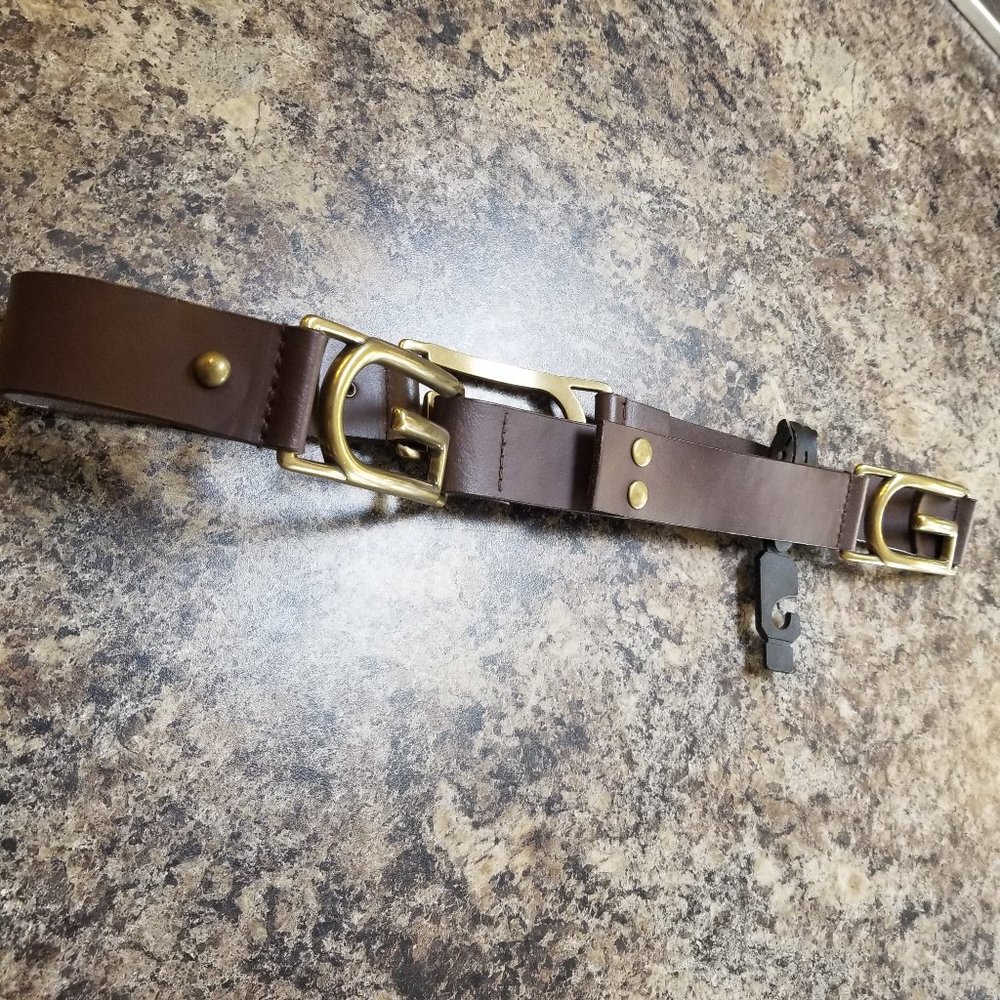 Guess Genuine Leather Brown Belt  Size M